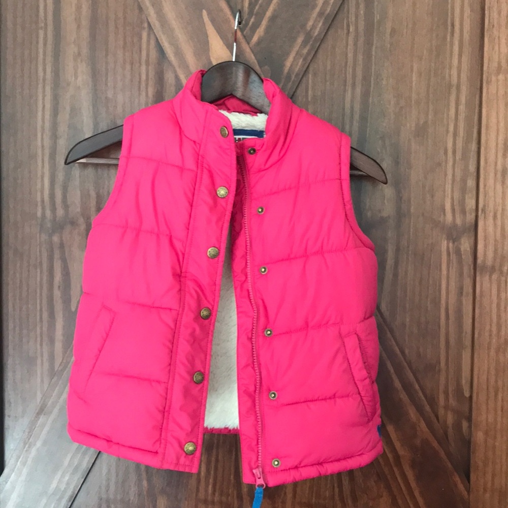 Girls Mini Boden Winter Vest, size 7-8